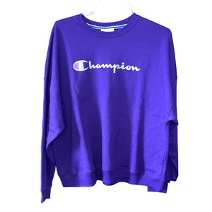 Champion Crewneck in Vibrant Purple